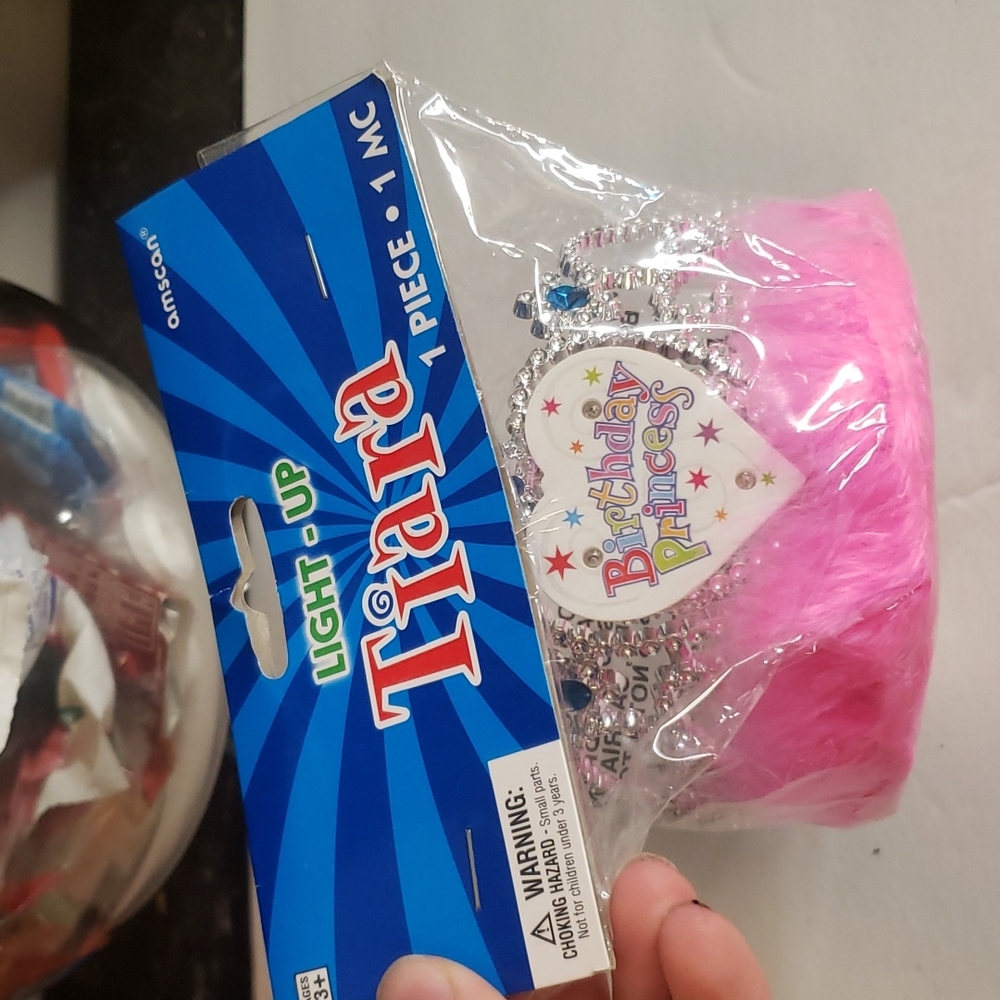 🖤5/$12 Birthday Princess Light-Up Tiara NWT